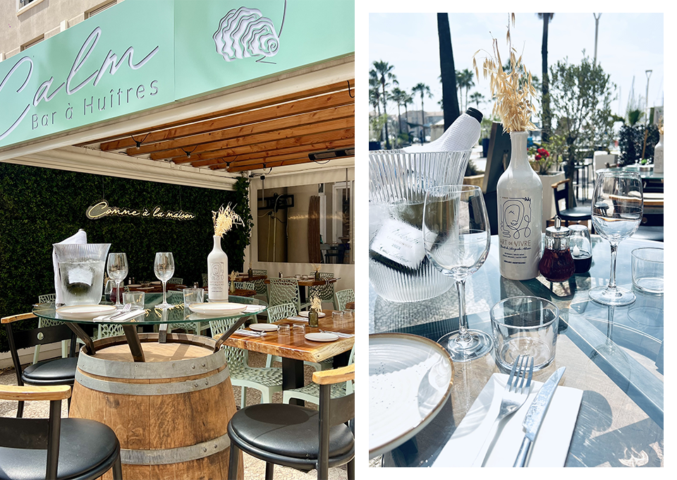 Calm - Restaurant port Fréjus - manger a FREJUS